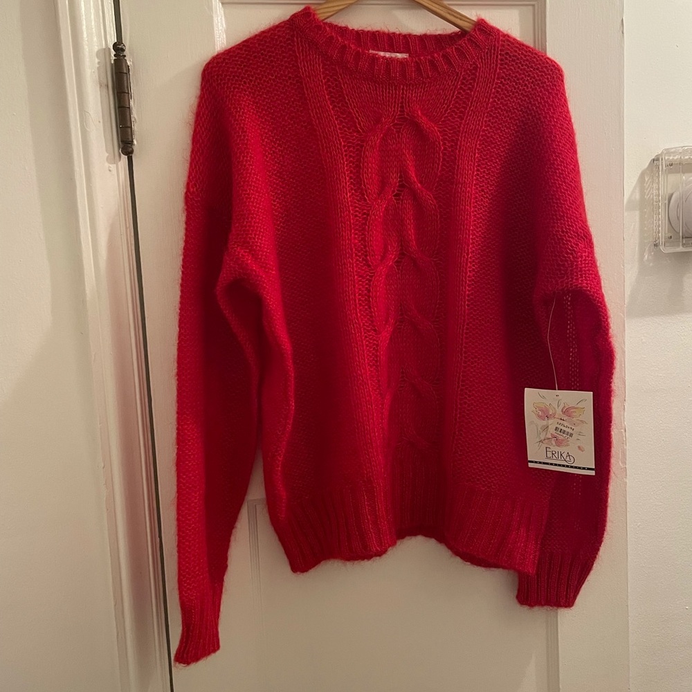 SOLD NWT deadstock vintage mohair sweater